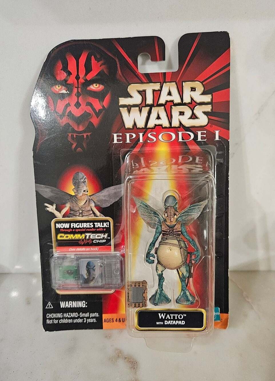 Star Wars Episode I Watto Action Figure with Datapad and CommTech Chip (1998)